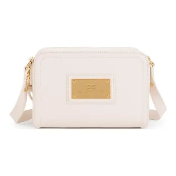Elisabetta Franchi Synthetic Leather Crossbody Bag Shoulder Bag Women's Butter