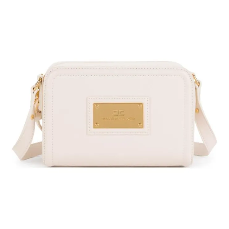 Elisabetta Franchi Synthetic Leather Crossbody Bag Shoulder Bag Women's Butter-0