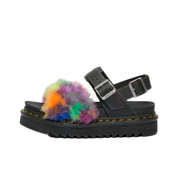 Dr.Martens Platform Slippers Women's Black