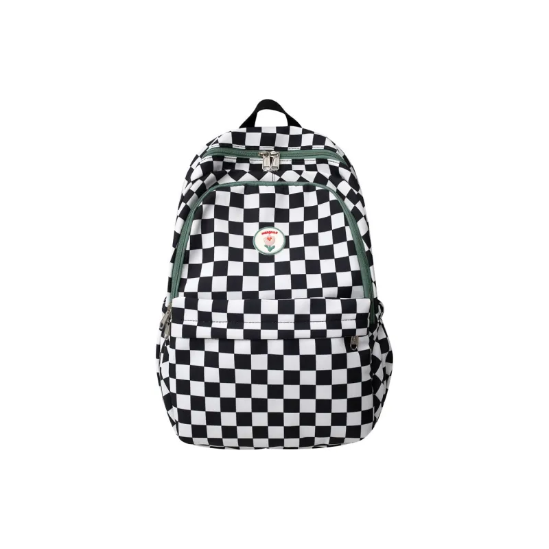 Huangmu Nylon Backpack Unisex Multicolor-0