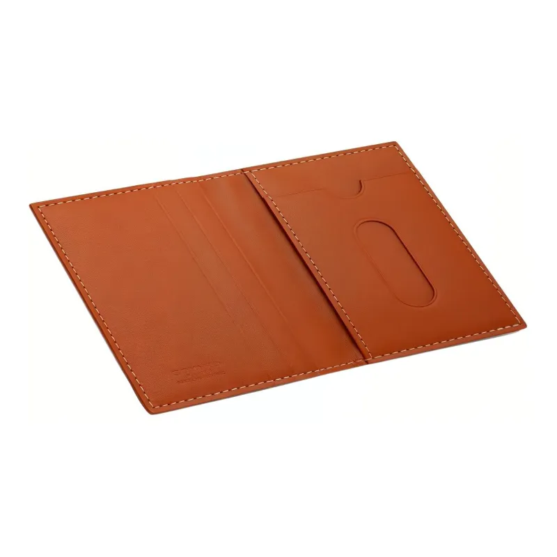 GOYARD SAINT-MARC Canvas Cowhide Card Holder Unisex Brown-1