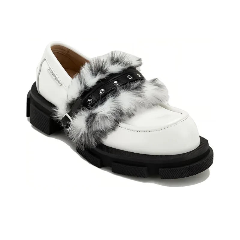 Both Gao Loafers Unisex White-1
