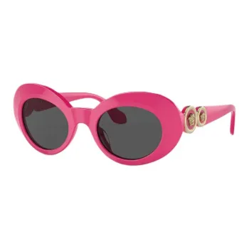 VERSACE Acetate Oval Sunglasses Kids' Purple
