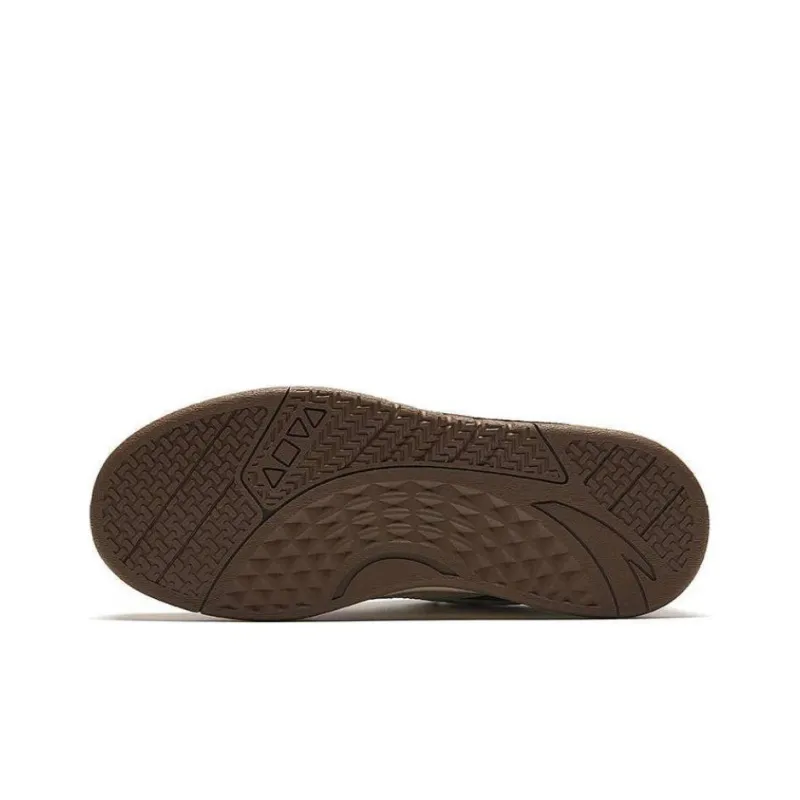 Anta Anti-Slip Wear-Resistant Low-Top Skateboard Shoes Women's Brown-4