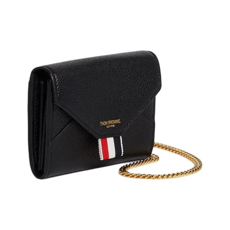 THOM BROWNE· Leather Coin Purse Women's Black-2