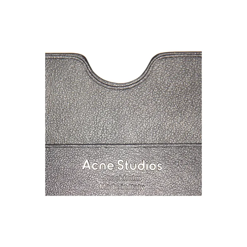 Acne Studios Leather Card Holder Women's Black-2