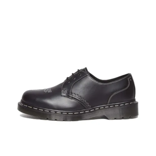 Dr. Martens Contrast-stitching Leather Derby Shoes