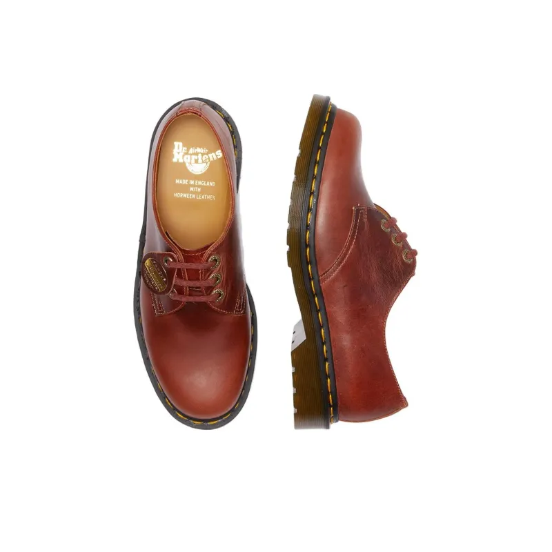 Dr.Martens 1461 Made In England Denver Leather Oxford Shoes 'Brown'-4