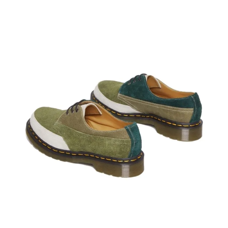 Dr.Martens 1461 Made In England Deadstock Leather Oxford Shoes 'Multicolor Quilon Suede' Women's-3