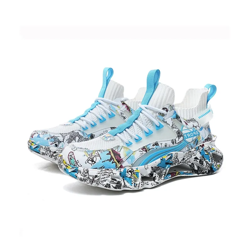 MABEL&CO Cushioning Rebound Height Increasing Wear-Resistant Lightweight Slip-Resistant Low-Top Running Shoes Unisex-2