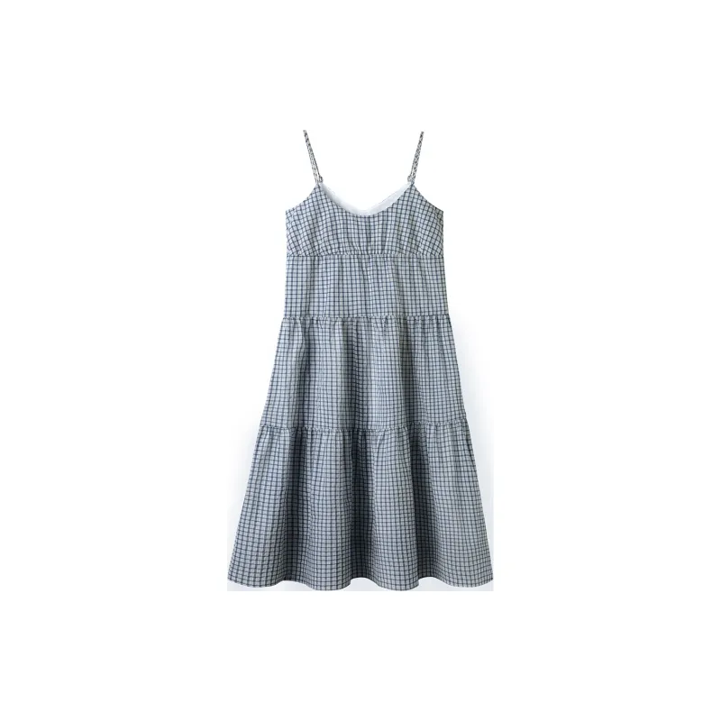 PSO Brand Slip Dress Women's Blue-1