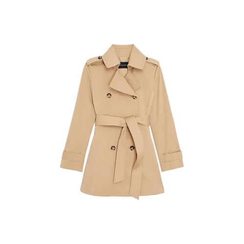 CLUB MONACO Trench Coats Women's Khaki