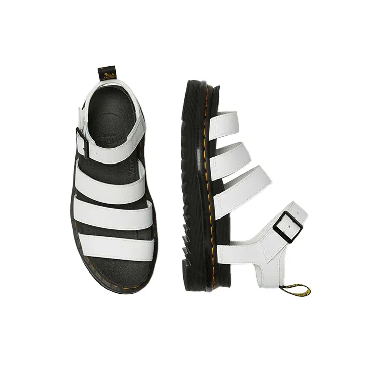 Dr.Martens Blaire Leather Strap Sandals White Women's-2