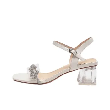 Hotwind Strap Sandals 6cm Women's Beige