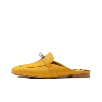 HERMES Oz Casual Single Shoes Women's Yellow