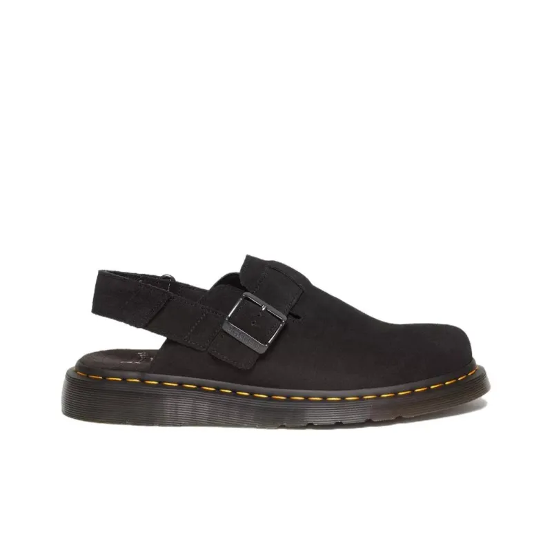 Dr. Martens Jorge Ii Suede Slingback Mules 'Black'-1