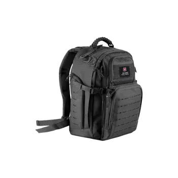 SWISS MILITARY Oxford Backpack Large Size Unisex Black