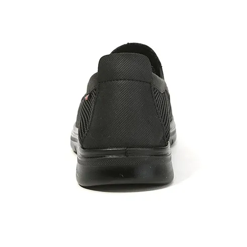 Old Meihua Casual Shoes Men Low Top Black/Gray-3