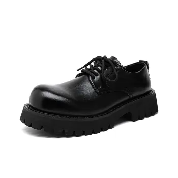 Beidouniao Dress Shoes Men Low Top Black, Brown