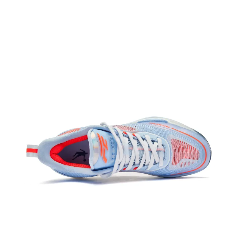 QIAODAN FE2.0 Gulf Low-Top Q-KUNGFU TURBO Basketball Shoes Men's Glacier Blue Shiny Orange-3