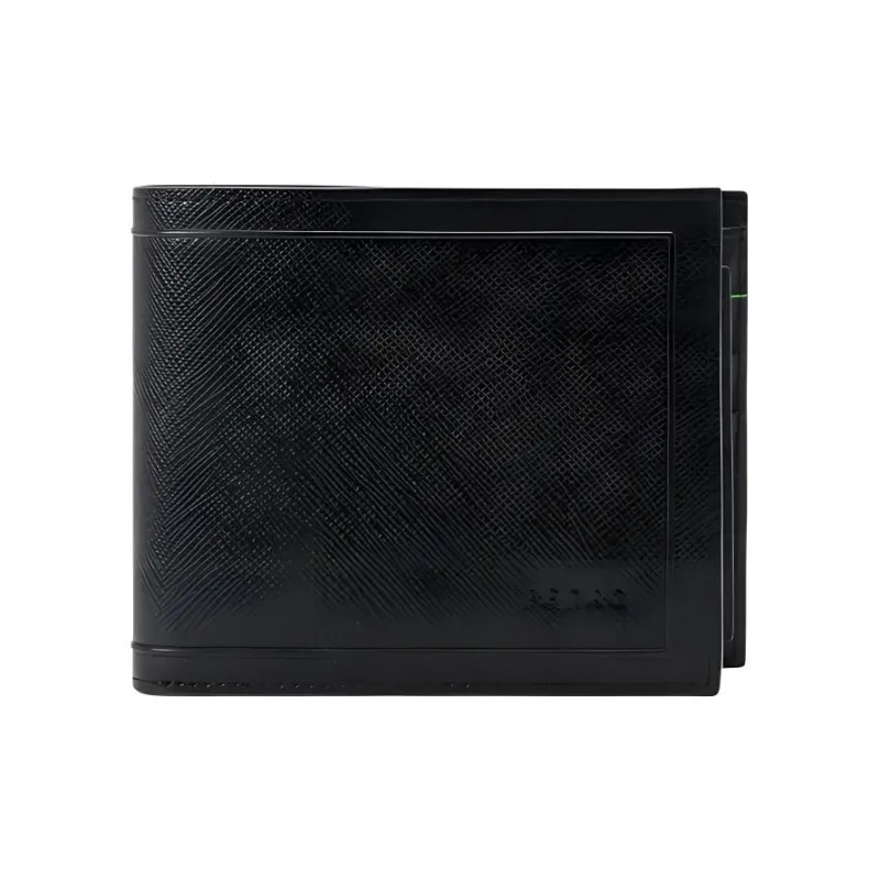 PEDRO Saffiano Leather Wallet Unisex Black-0
