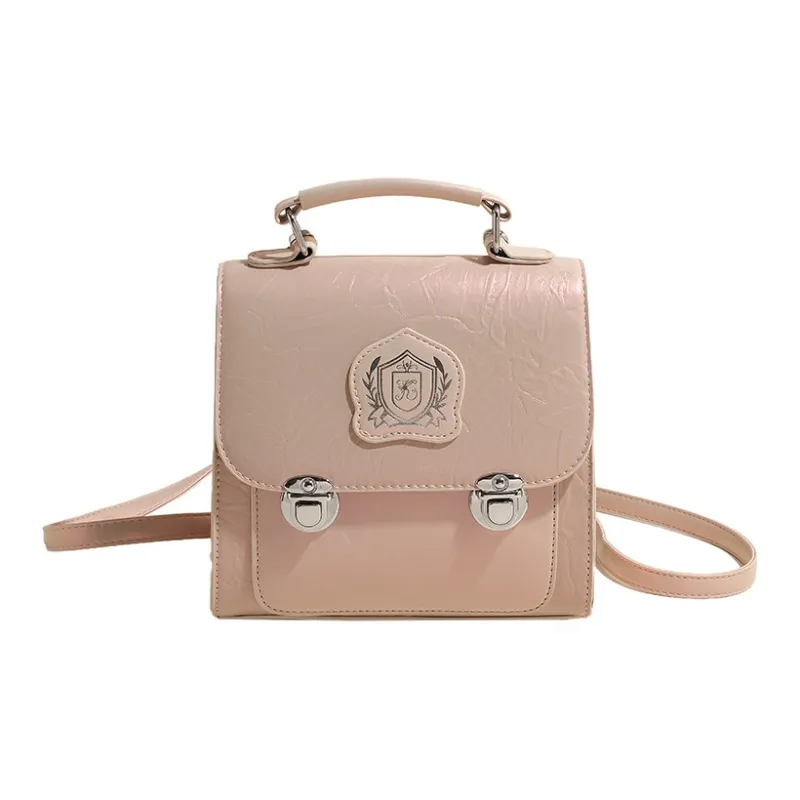 OTA PU Chain Bag Handbag Shoulder Bag Backpack Regular Unisex Silver/Black/White/Pink-4