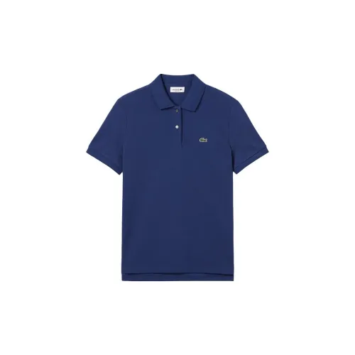 LACOSTE Polo Shirts Women's Dark Blue