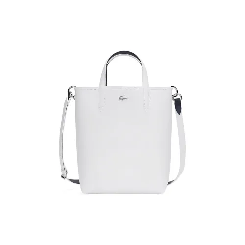 LACOSTE Handbags White With Cyan Accents