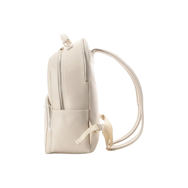 SAMANTHA THAVASA Synthetic Leather Backpack Women's Ecru-1