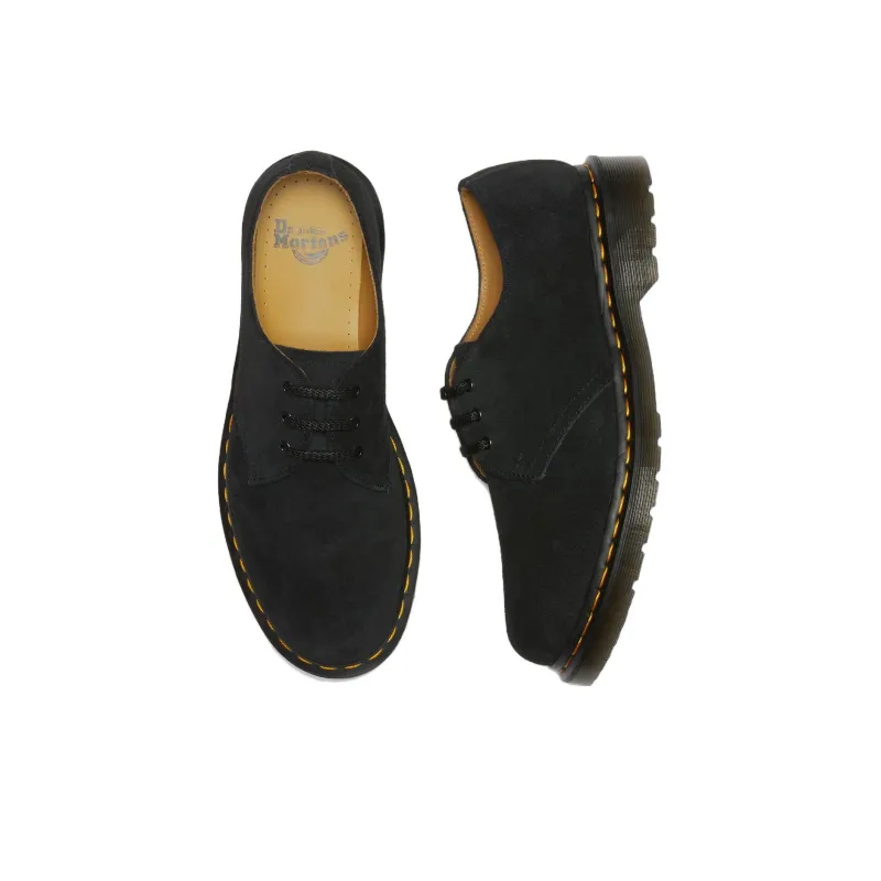 Dr. Martens 1461 Suede Oxford Shoes 'Black' Women's-4