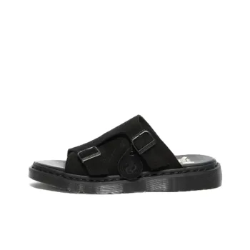 Dr.Martens Rubber Sole Slip Resistant Slide Slippers Unisex Black