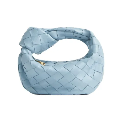 Bottega Veneta JODIE Lambskin Handbag Women's Ice Blue
