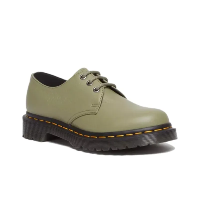 Dr.Martens 1461 Casual Single Shoes Women's Olive-2
