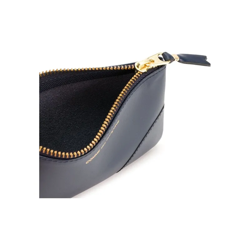 CDG Leather Wallet Regular Women's Blue-2