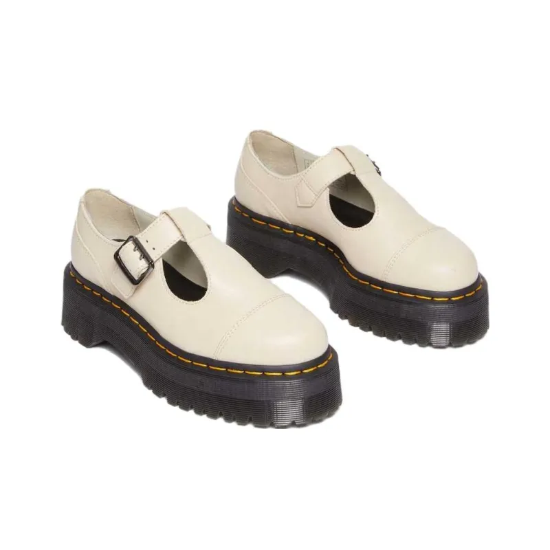 Dr.Martens Bethan Pisa Leather Platform Mary Jane 'Parchment Beige' Women's-2
