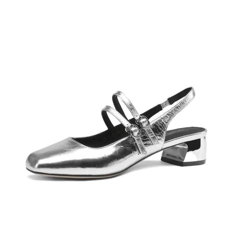 D FUSE SCANDINAVIA Commute Shoes High Heels Mary Jane Shoes Casual Single Shoes Women's-1