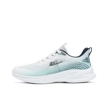 Warrior Running Shoes Men's White Lake Blue Dark Blue
