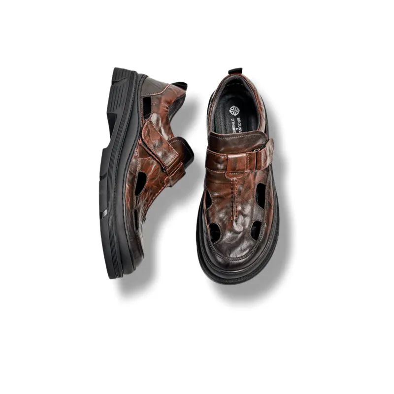 Brounvanm Casual Shoes Men's Coffee-6