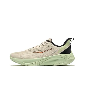 Erke Cushioned Wear-Resistant Breathable Low-Top Sprint Running Shoes Men's Birch Wood