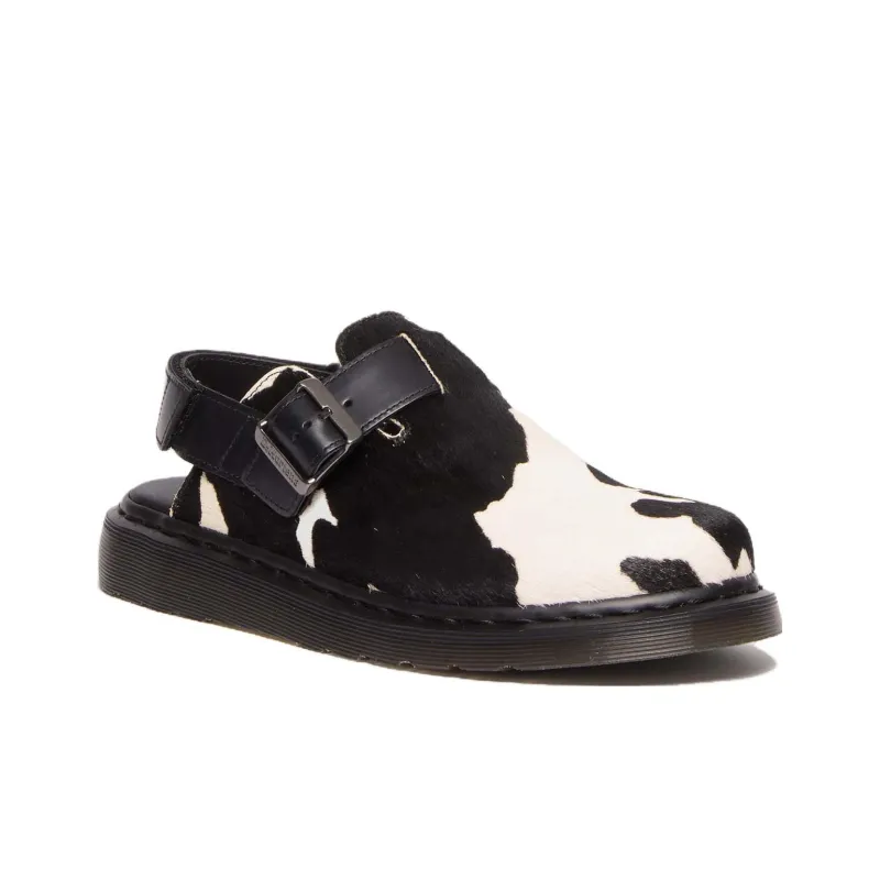 Dr.Martens Casual Single Shoes Women's Black White-2