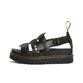 Dr.Martens Terry Leather Black Sandals