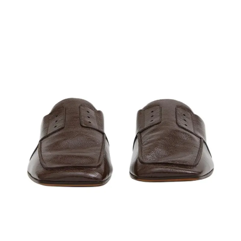 TIBI Wrap-toe Slippers Women's Brown-3