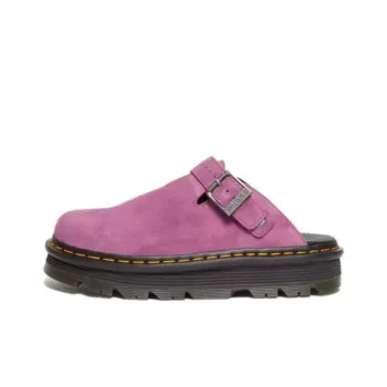 Dr. Martens Zebzag Suede Slingback Platform Mule Muted Purple