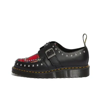 Dr.Martens Platform Shoes Women's Black Red