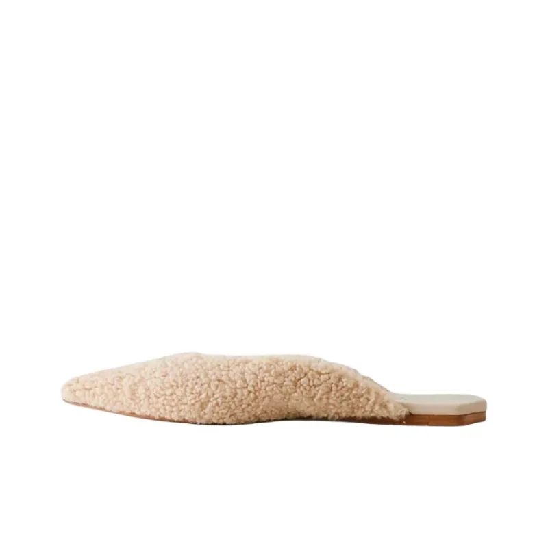 TIBI Wrap-toe Slippers Women's Beige-0