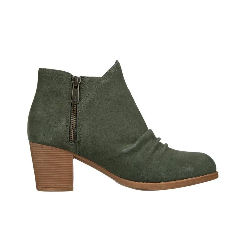 Skechers Ankle Boots High Heel Women's Olive-1