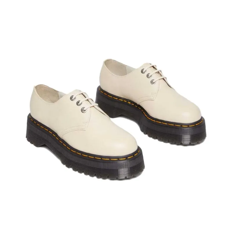 Dr.Martens 1461 Ii Pisa Leather Platform Shoes 'Parchment Beige'-2