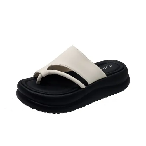 GEJIANI Beach Sandals Women's Beige/Khaki/Black