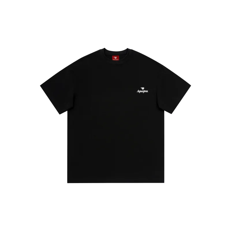 AQUAPROS T Shirts Unisex Black-1
