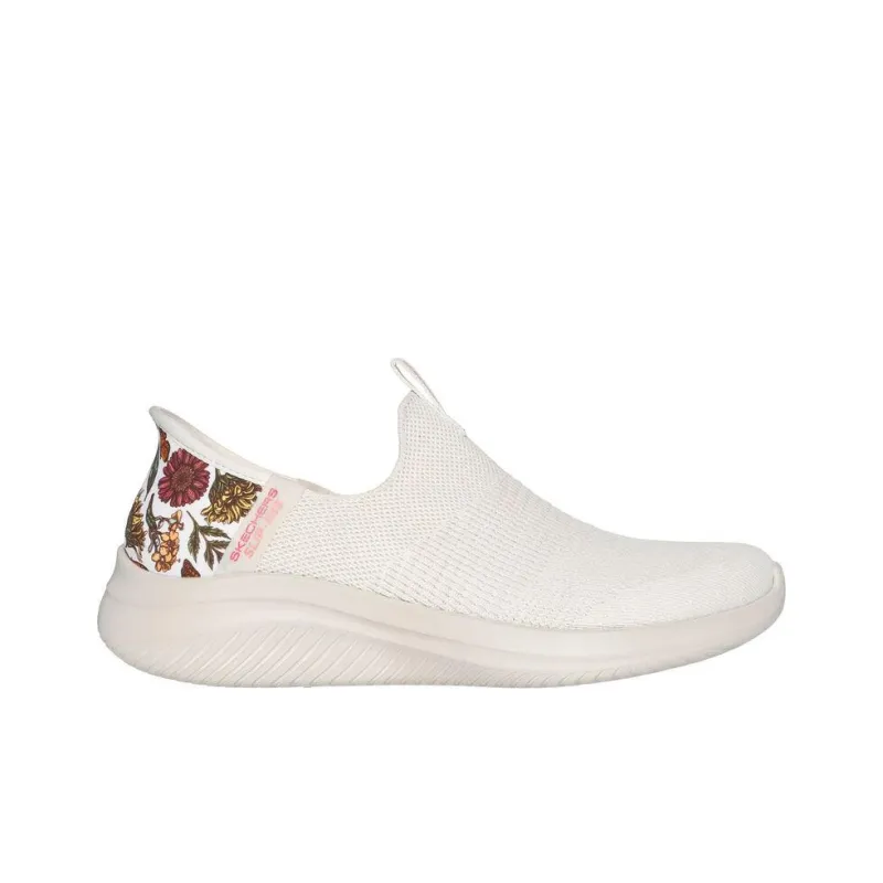 Skechers Ultra Flex 3.0 Anti-Slip And Wear-Resistant Breathable Low-Top Casual Shoes Women's Ecru-1